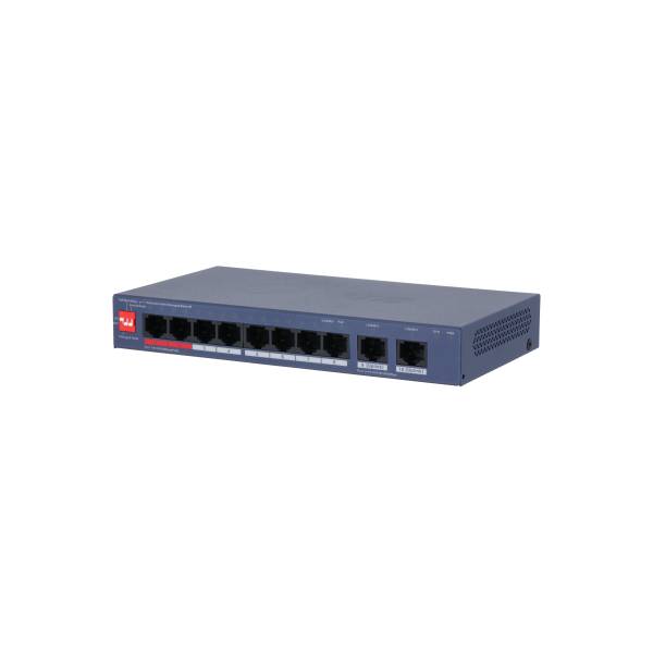 Dahua 10-Port Gigabit Desktop Switch with 8 PoE Ports 110W | DH-CS4010-8ET2GT-110 | Dahua Bahrain