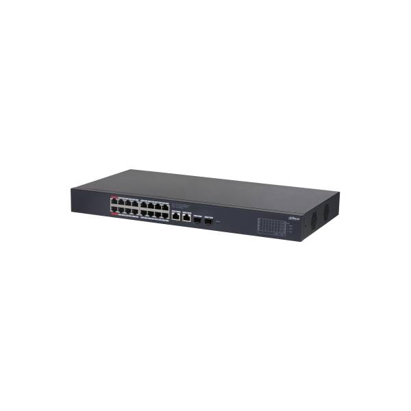 Dahua 20-Port Gigabit Desktop Switch with 16 PoE Ports 240W | DH-CS4220-16GT-240-V2 | Dahua Bahrain