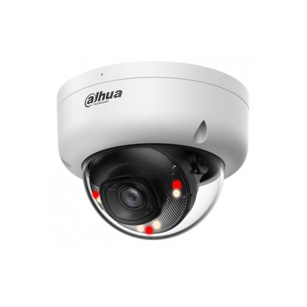 Dahua 2MP Dual Light Dome Network Camera IP67 IK08 2.8mm Metal+Plastic | DH-IPC-HDBW1239E1P-A-IL-0280B-S6 | Dahua Bahrain