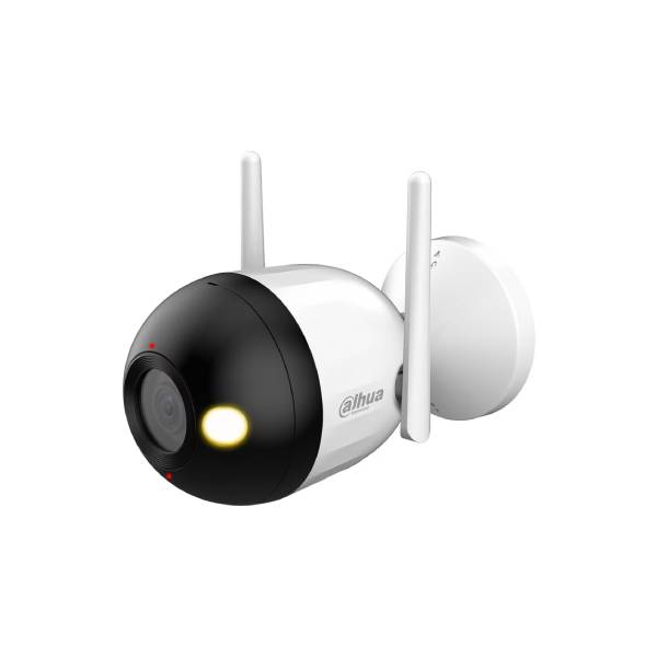 Dahua 2MP Outdoor WiFi Bullet Network Camera Full-Color Active Deterrence Fixed-Focal | DH-IPC-F2CP-PV-0280B | Dahua Bahrain