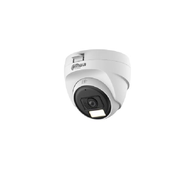Dahua 2MP Smart Dual Light HDCVI Eyeball Camera 25m IR 20m Warm Light 2.8mm Built In Mic Plastic | DH-HAC-T1A21P-U-IL-A-0280B | Dahua Bahrain