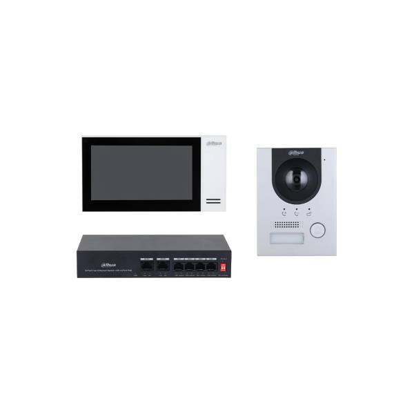 Dahua 2MP Touchscreen 6-Ch IP65 Video Intercom KIT | DHI-KTP07 | Dahua Bahrain
