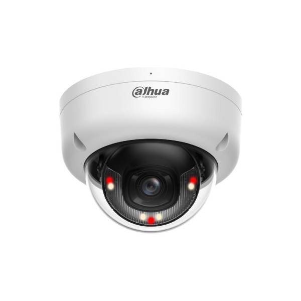 Dahua 4MP Smart Dual Light Dome Network Camera IP67 IK08 IR 30m Warm Light 20m 2.8mm Lens Metal Plastic | DH-IPC-HDBW1439E1P-A-IL-0280B-S6 | Dahua Bahrain