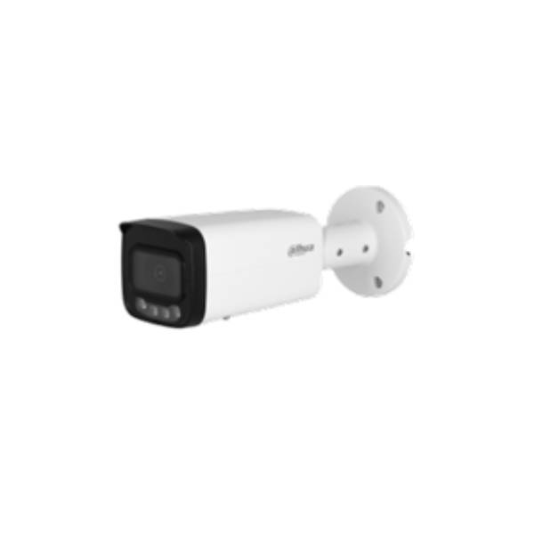 Dahua 6MP Smart Dual Light Bullet WizSense Network Camera IP67 IK10 IR 50m Warm Light 40m 6mm Built-in Mic Perimeter Protection SMD Plus Metal | DH-IPC-HFW2649TP-AS-IL-0600B | Dahua Bahrain
