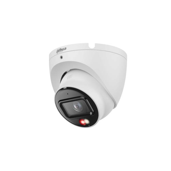 Dahua 6MP Smart Dual Light Eyeball Network Camera IP67 IR 30m Warm Light 30m 2.8mm Metal | DH-IPC-HDW1639TP-A-IL-0280B-S6 | Dahua Bahrain