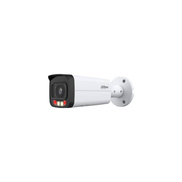 Dahua 8MP Smart Dual Light Bullet WizSense Network Camera IP67 IK10 IR 30m Warm Light 30m 3.6mm Built-in Mic Perimeter Protection SMD Plus Metal | DH-IPC-HFW2849TP-AS-IL-0360B | Dahua Bahrain