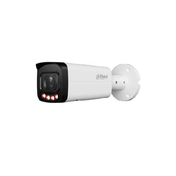 Dahua 8MP Smart Dual Light Varifocal Bullet WizSense Network Camera IP67 IK10 IR 60m Warm Light 60m 2.7-13.5mm Built-in Mic | DH-IPC-HFW2849TP-ZAS-IL-27135 | Dahua Bahrain