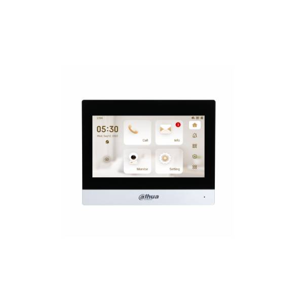 Dahua Smart Touch IP Indoor Monitor 6-Ch | DHI-VTH8621KMS-WP | Dahua Bahrain